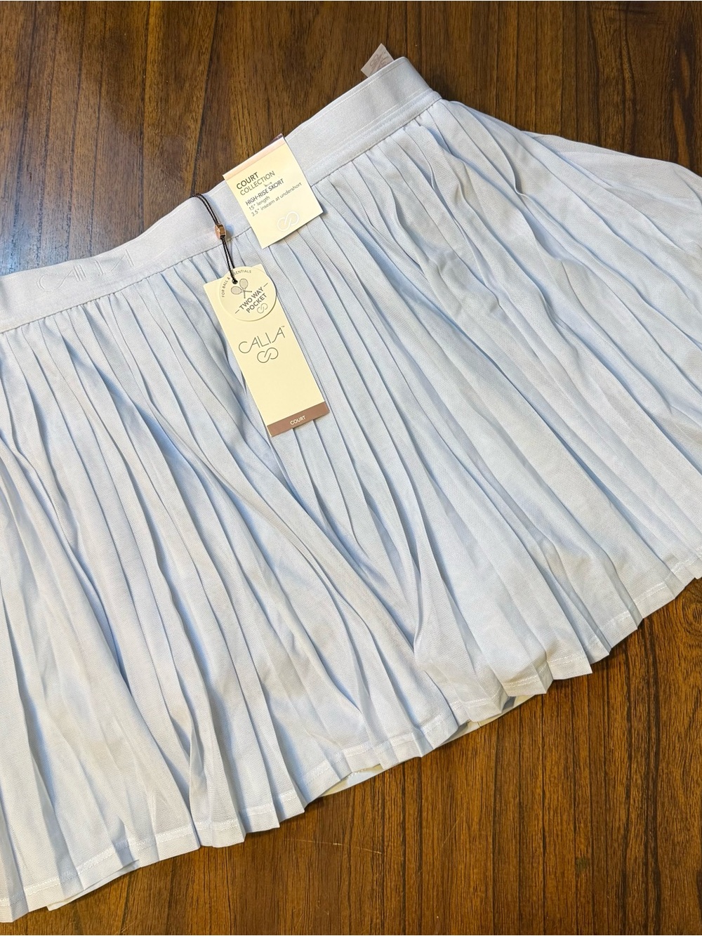 CAlia Pleated Light Blue Women’s Skirt